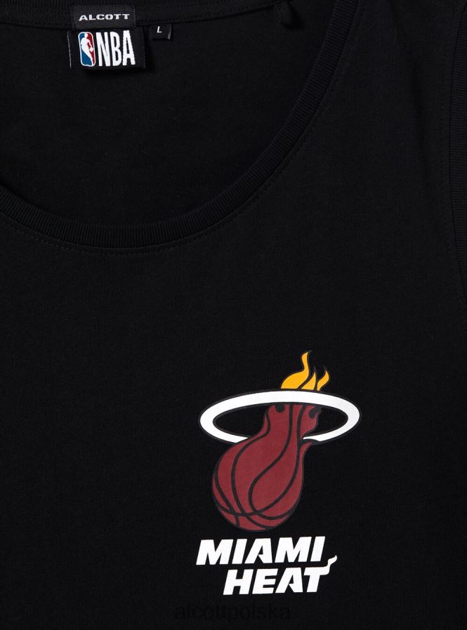 odzież Alcott koszulka NBA bk1 czarny mężczyźni 2TXFF6986