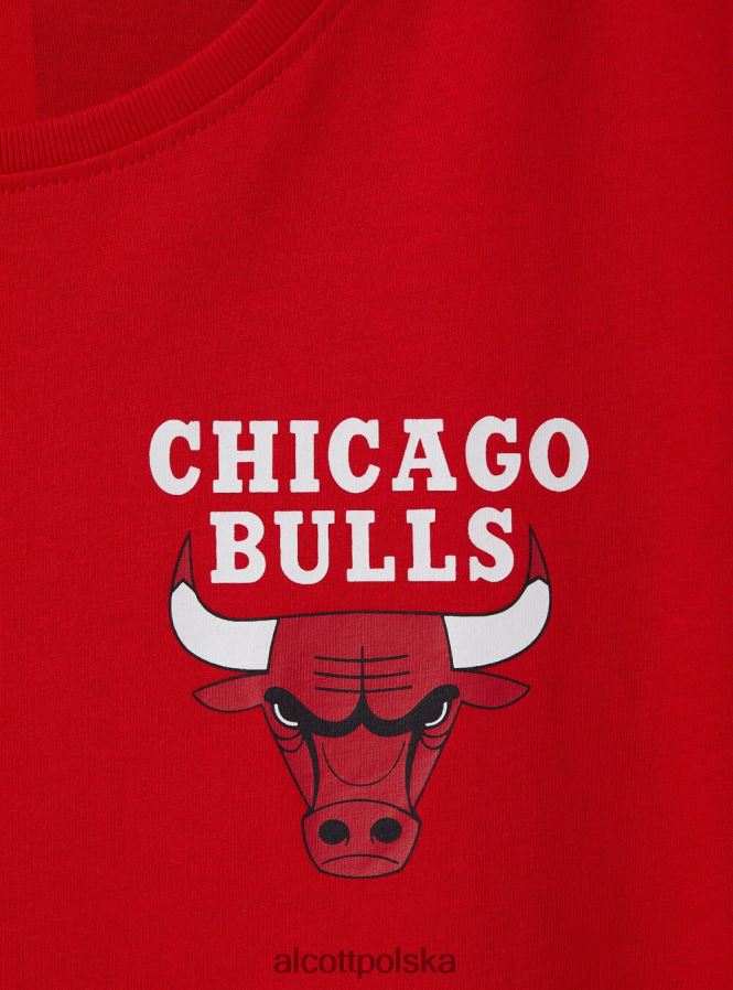 odzież Alcott koszulka NBA rd2 czerwony średni mężczyźni 2TXFF61032
