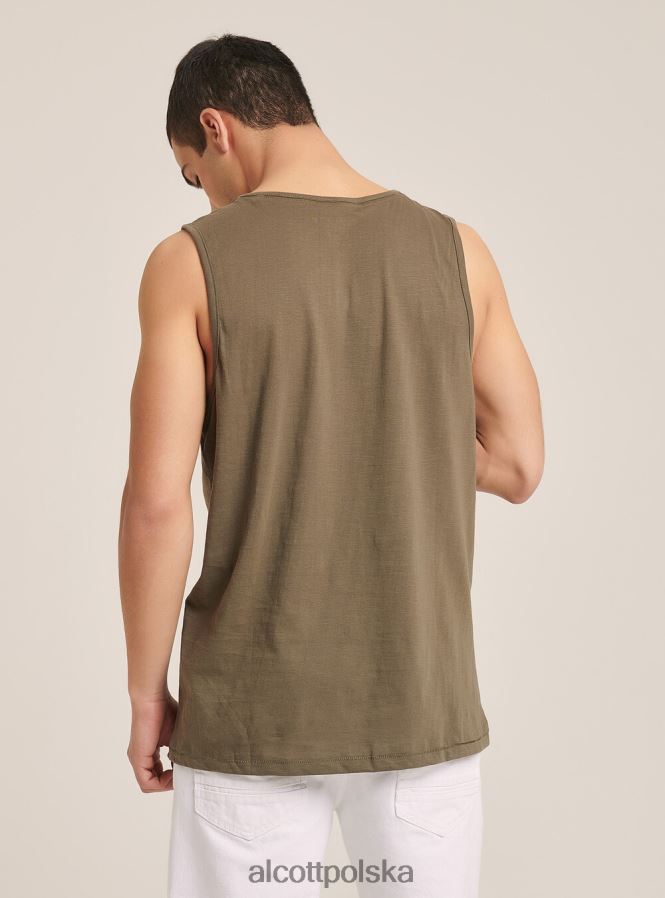 odzież Alcott koszulka z krótkim rękawem i nadrukiem biały mężczyźni 2TXFF61063