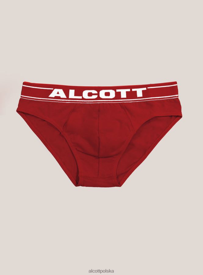 odzież Alcott Elastyczne bawełniane figi z logo bk1 czarny mężczyźni 2TXFF61012