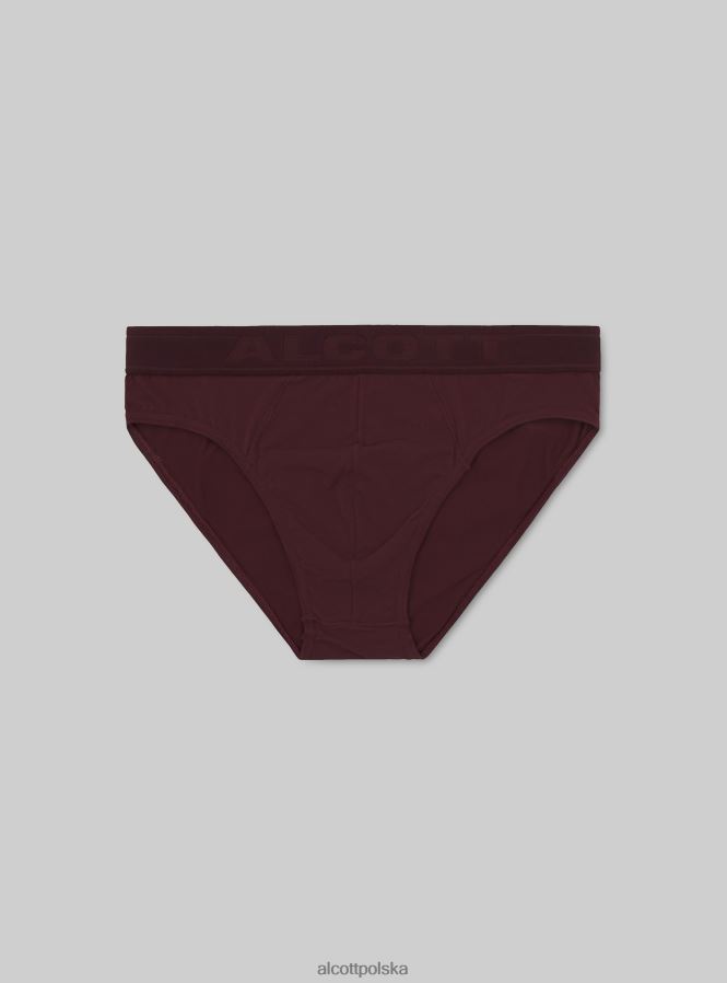 odzież Alcott Elastyczne bawełniane figi z logo bk1 czarny mężczyźni 2TXFF61097