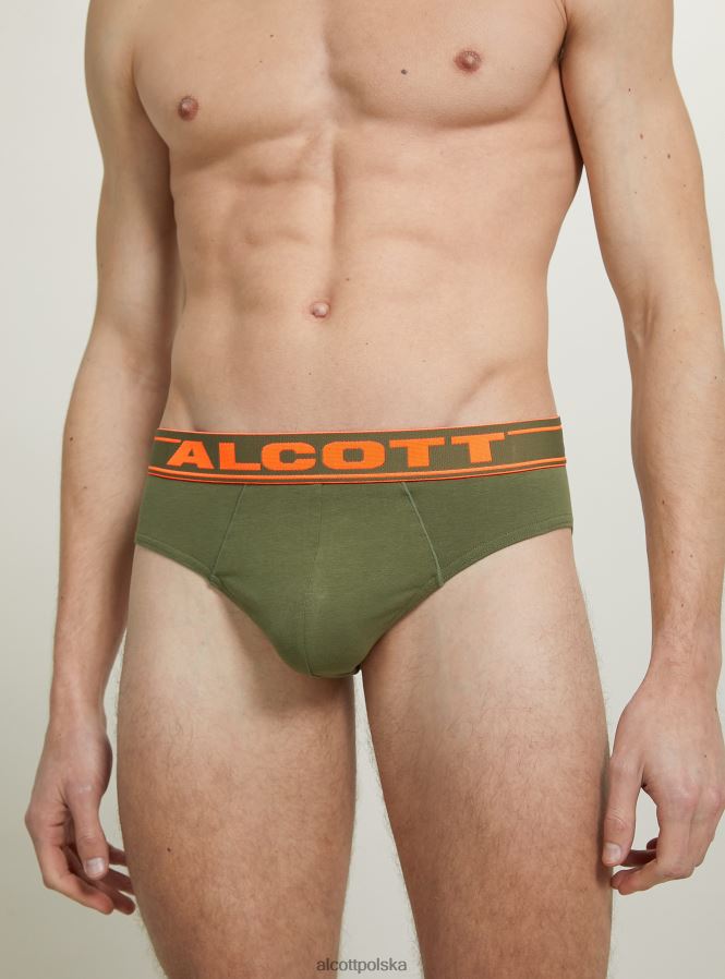 odzież Alcott Elastyczne bawełniane figi z logo bk1 czarny mężczyźni 2TXFF6840