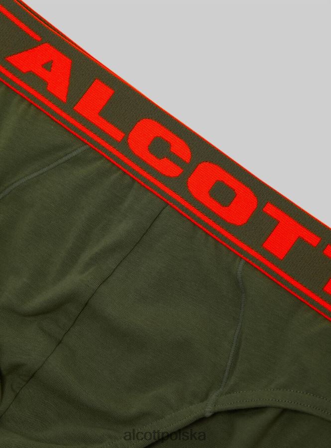 odzież Alcott Elastyczne bawełniane figi z logo bk1 czarny mężczyźni 2TXFF6840