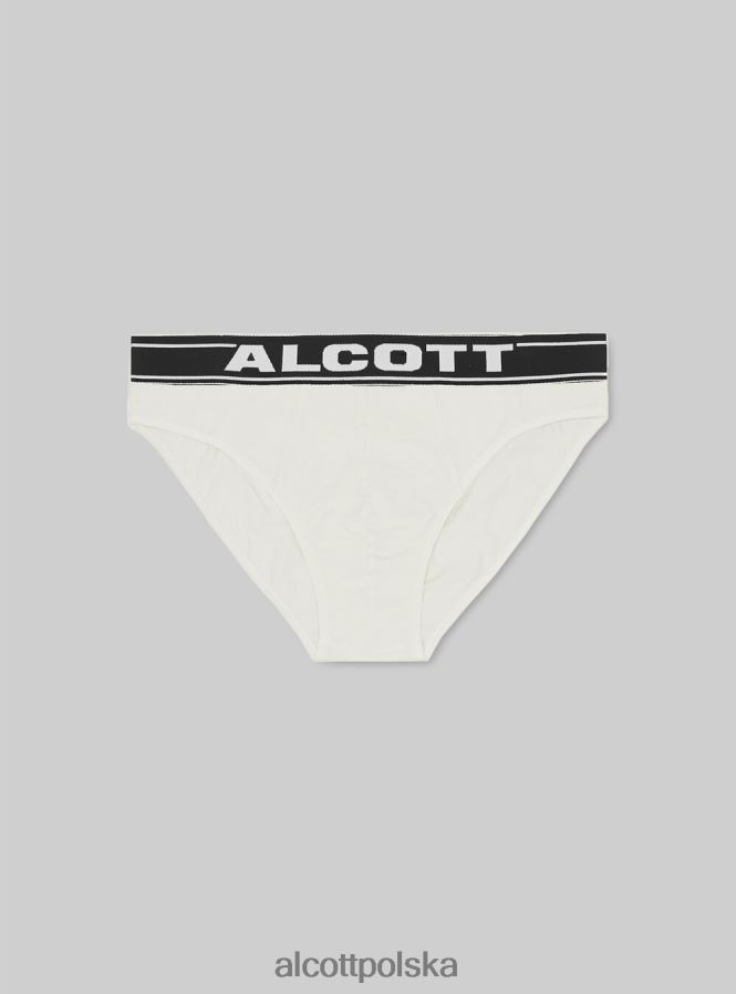 odzież Alcott Elastyczne bawełniane figi z logo bk1 czarny mężczyźni 2TXFF6841