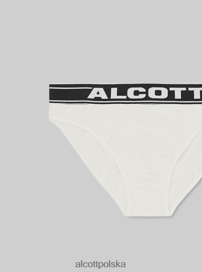 odzież Alcott Elastyczne bawełniane figi z logo bk1 czarny mężczyźni 2TXFF6841