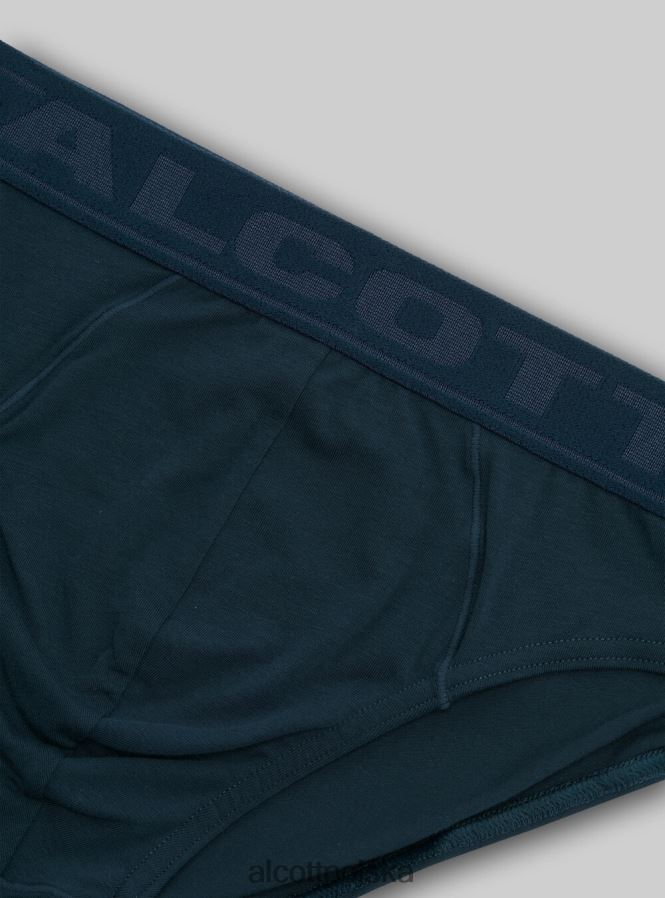 odzież Alcott Elastyczne bawełniane figi z logo bk1 czarny mężczyźni 2TXFF6916