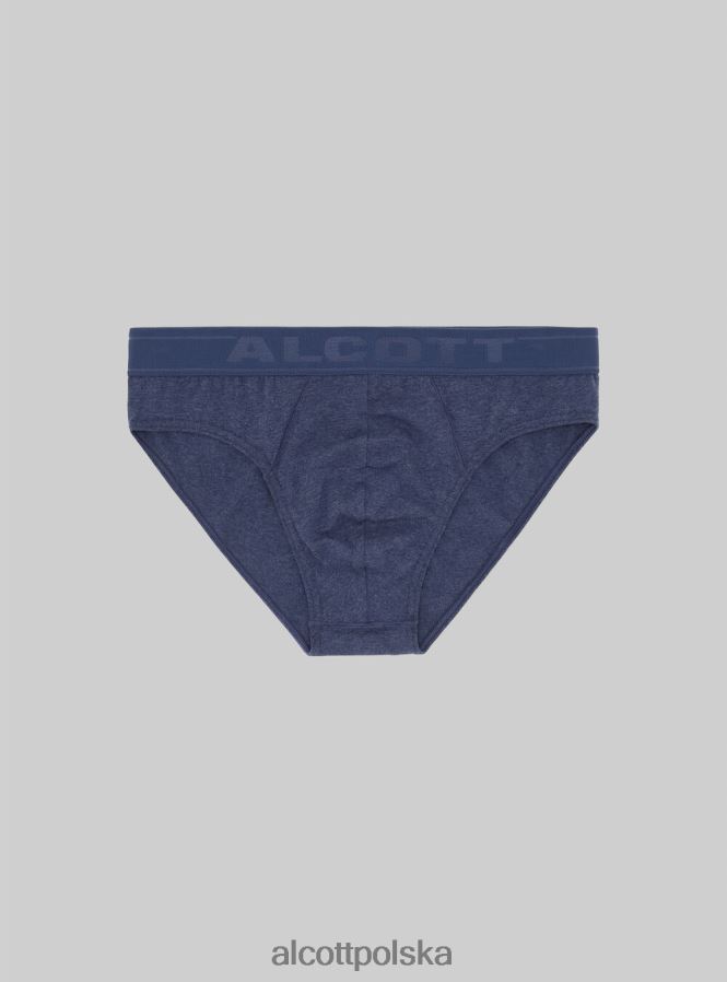 odzież Alcott Elastyczne bawełniane figi z logo bk1 czarny mężczyźni 2TXFF6941