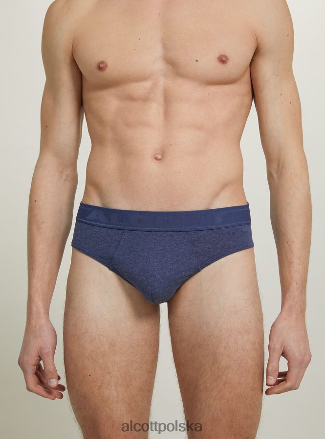 odzież Alcott Elastyczne bawełniane figi z logo bk1 czarny mężczyźni 2TXFF6941