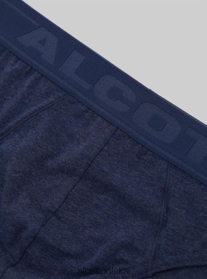 odzież Alcott Elastyczne bawełniane figi z logo bk1 czarny mężczyźni 2TXFF6941