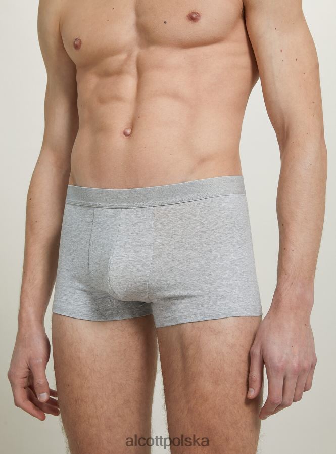 odzież Alcott zestaw 3 par bokserek z elastycznej bawełny bk1/mgy2/mgy1 mężczyźni 2TXFF61144