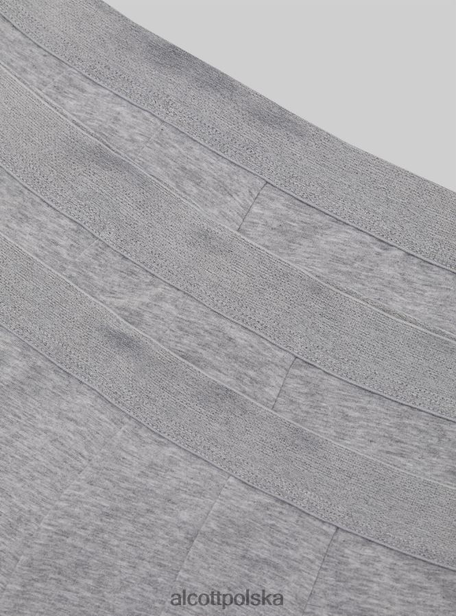 odzież Alcott zestaw 3 par bokserek z elastycznej bawełny bk1/mgy2/mgy1 mężczyźni 2TXFF61144