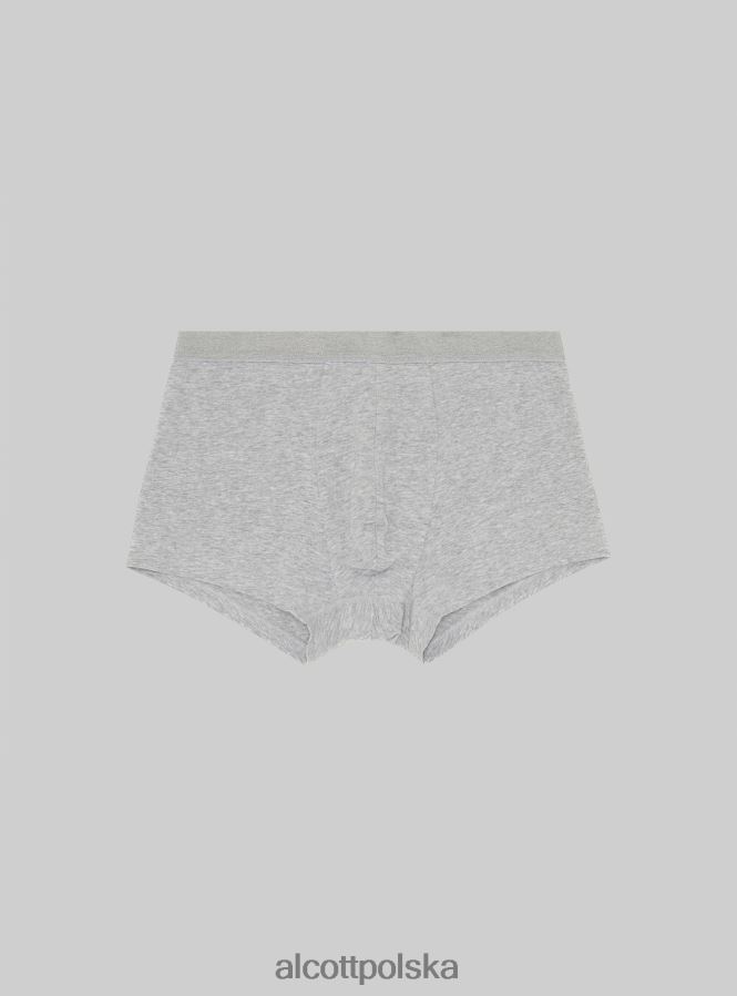 odzież Alcott zestaw 3 par bokserek z elastycznej bawełny bk1/mgy2/mgy1 mężczyźni 2TXFF61179