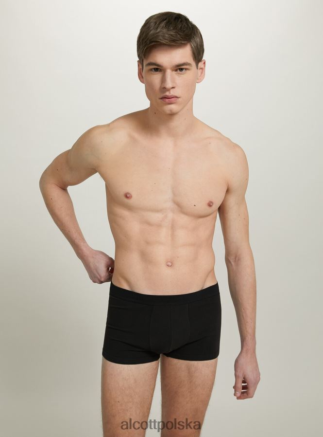odzież Alcott zestaw 3 par bokserek z elastycznej bawełny bk1/mgy2/mgy1 mężczyźni 2TXFF6726