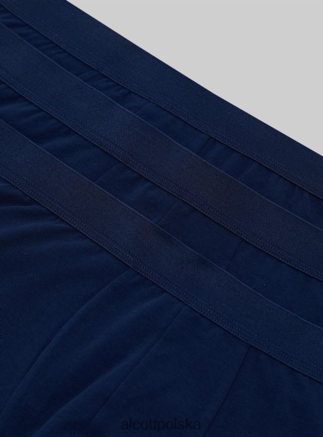 odzież Alcott zestaw 3 par bokserek z elastycznej bawełny bk1/mgy2/mgy1 mężczyźni 2TXFF6727