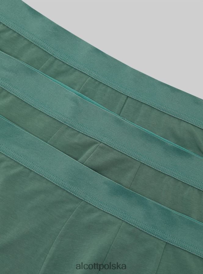 odzież Alcott zestaw 3 par bokserek z elastycznej bawełny bk1/mgy2/mgy1 mężczyźni 2TXFF6951