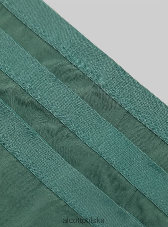 odzież Alcott zestaw 3 par fig bawełnianych ze stretchem bk1/mgy2/mgy1 mężczyźni 2TXFF61056