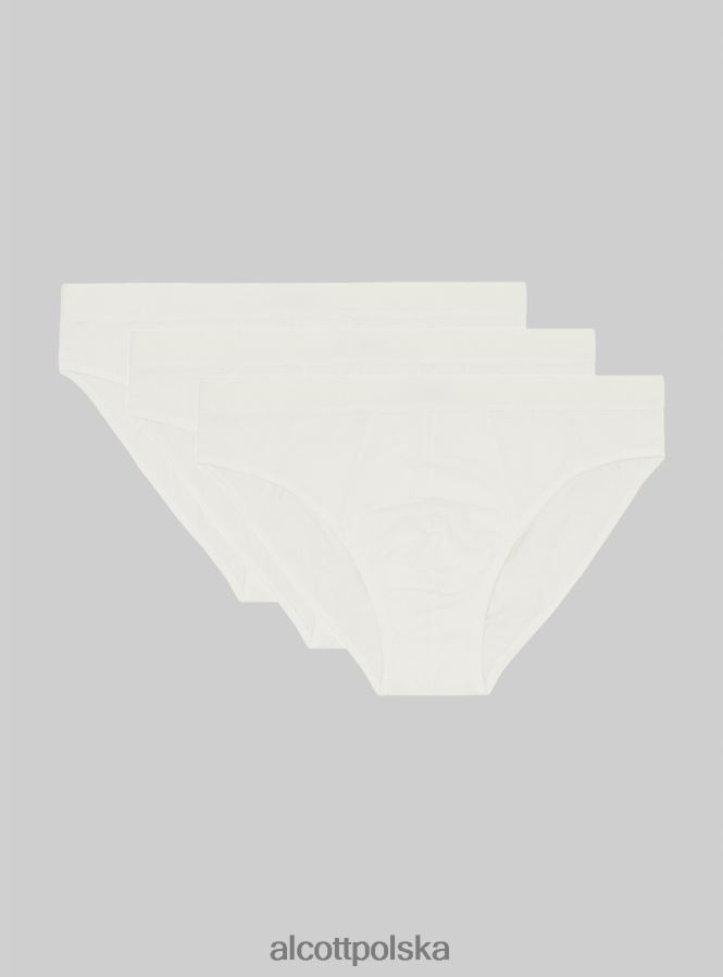 odzież Alcott zestaw 3 par fig bawełnianych ze stretchem bk1/mgy2/mgy1 mężczyźni 2TXFF61127