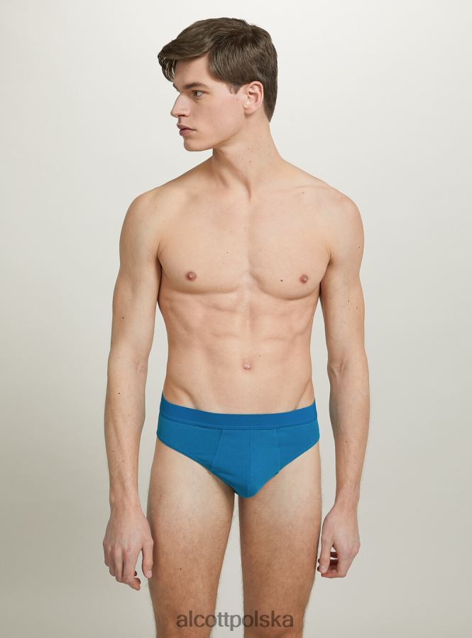 odzież Alcott zestaw 3 par fig bawełnianych ze stretchem bk1/mgy2/mgy1 mężczyźni 2TXFF6816