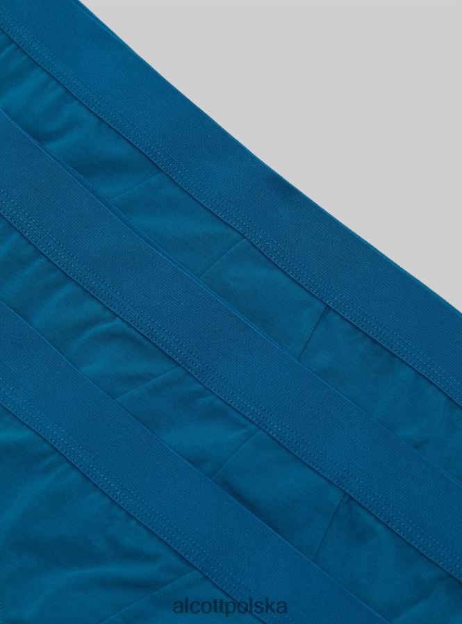 odzież Alcott zestaw 3 par fig bawełnianych ze stretchem bk1/mgy2/mgy1 mężczyźni 2TXFF6816