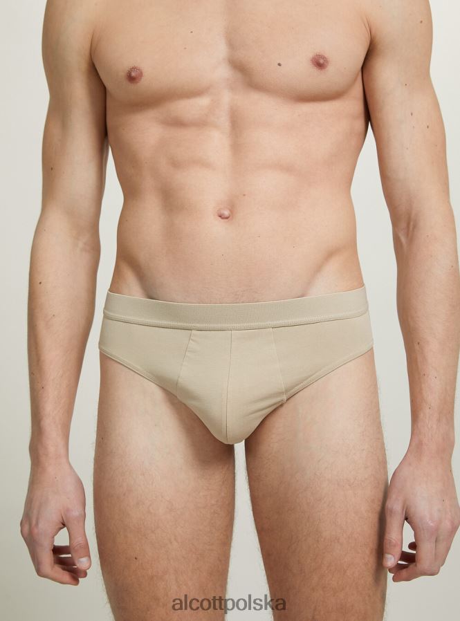 odzież Alcott zestaw 3 par fig bawełnianych ze stretchem bk1/mgy2/mgy1 mężczyźni 2TXFF6885