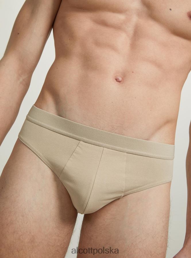 odzież Alcott zestaw 3 par fig bawełnianych ze stretchem bk1/mgy2/mgy1 mężczyźni 2TXFF6885