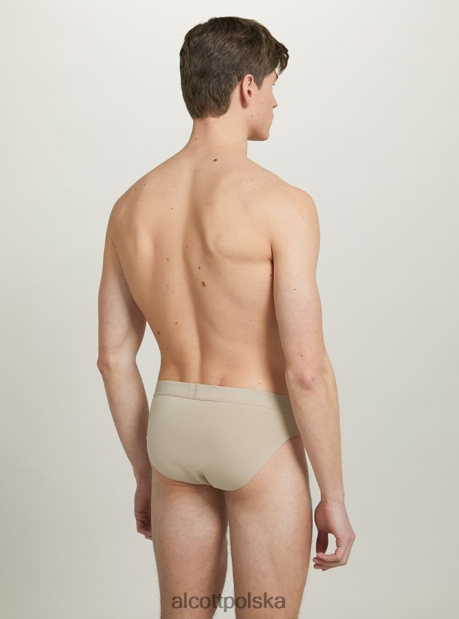 odzież Alcott zestaw 3 par fig bawełnianych ze stretchem bk1/mgy2/mgy1 mężczyźni 2TXFF6885