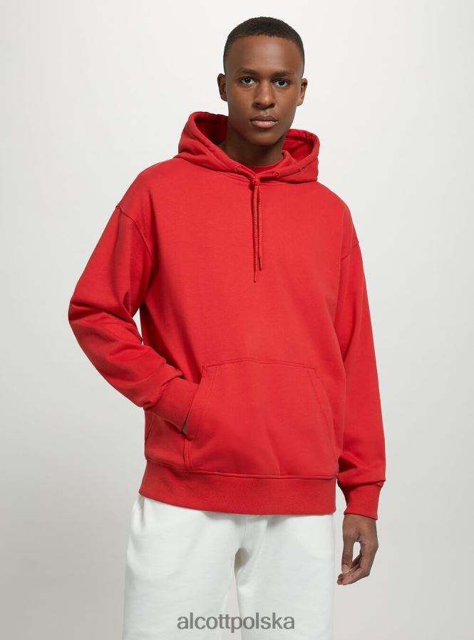 odzież Alcott bluza z kapturem i kieszenią kangurką wh1 ecru mężczyźni 2TXFF6647