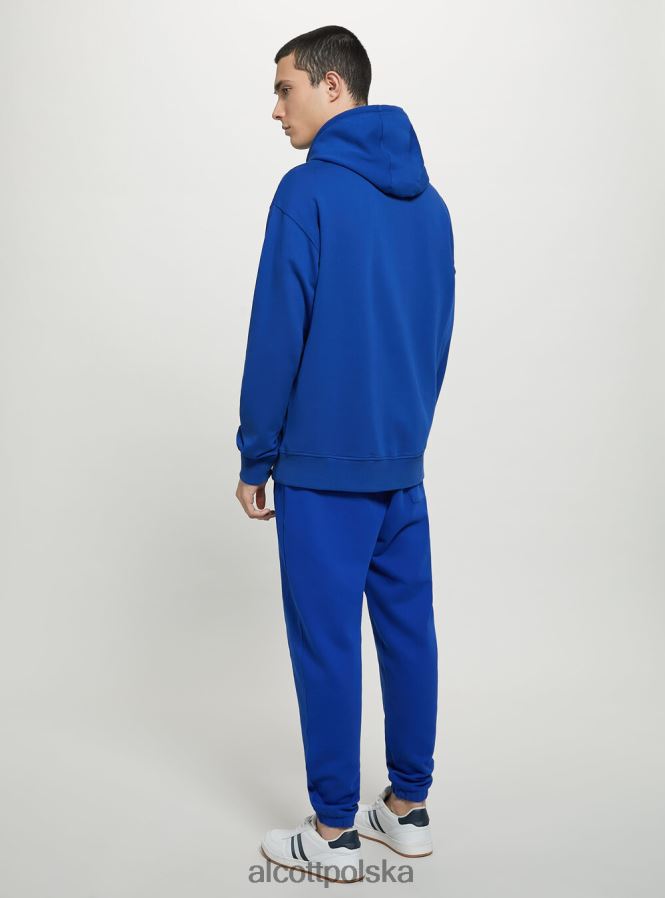 odzież Alcott bluza z kapturem i kieszenią kangurką wh1 ecru mężczyźni 2TXFF6675