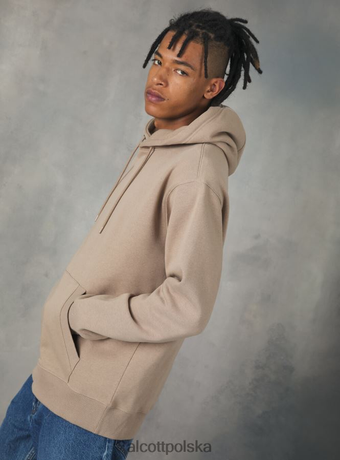 odzież Alcott bluza z kapturem i kieszenią kangurką wh2 biały mężczyźni 2TXFF6768