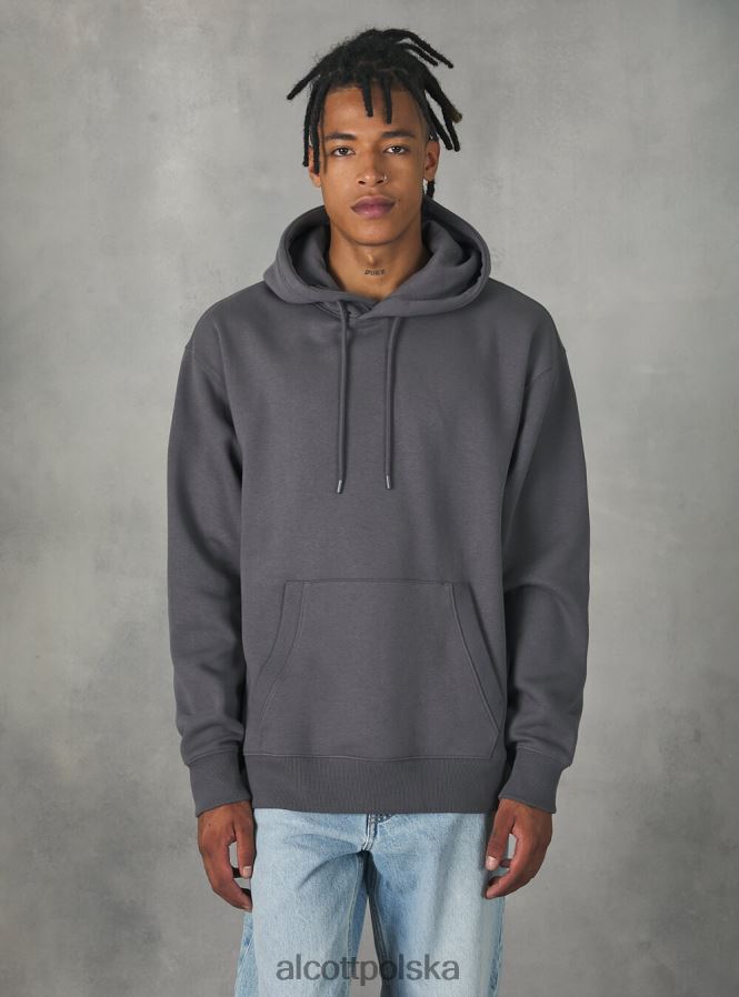 odzież Alcott bluza z kapturem i kieszenią kangurką wh2 biały mężczyźni 2TXFF6829