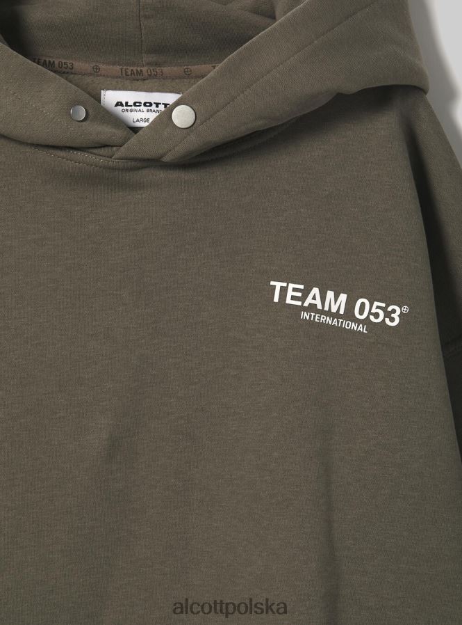 odzież Alcott bluza z nadrukiem drużyny 053 średni piasek sa2 mężczyźni 2TXFF61001