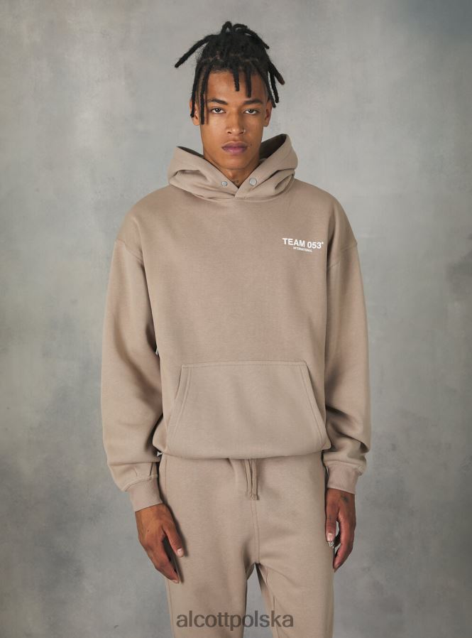 odzież Alcott bluza z nadrukiem drużyny 053 średni piasek sa2 mężczyźni 2TXFF61057