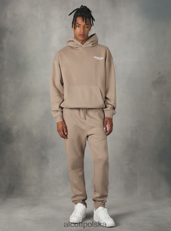 odzież Alcott bluza z nadrukiem drużyny 053 średni piasek sa2 mężczyźni 2TXFF61057