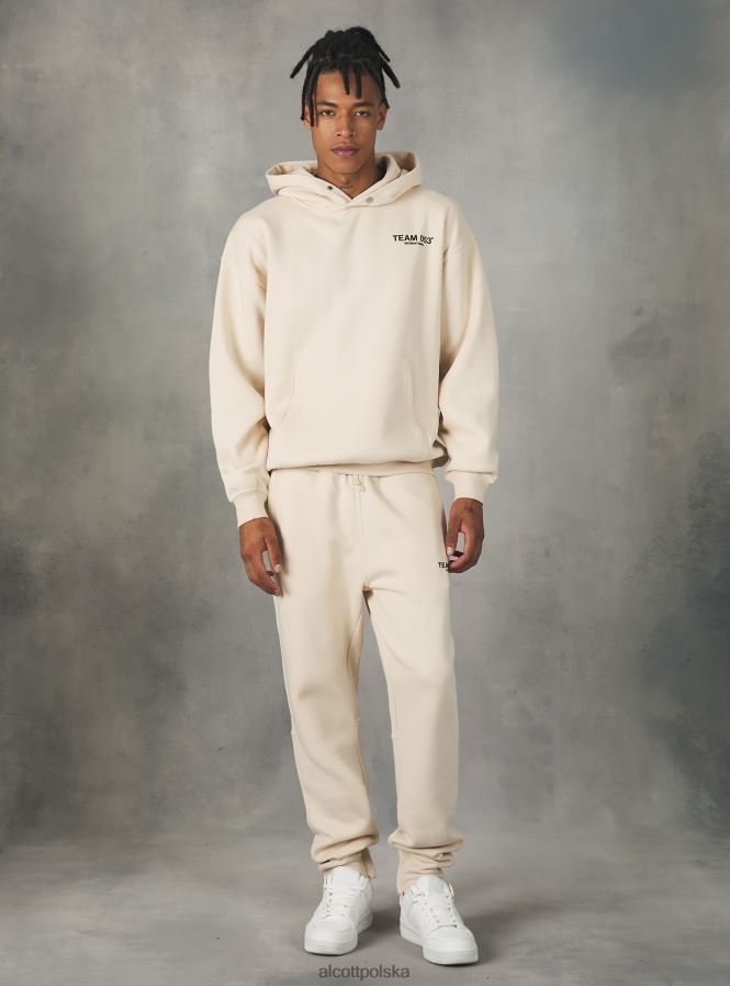 odzież Alcott bluza z nadrukiem drużyny 053 średni piasek sa2 mężczyźni 2TXFF61114
