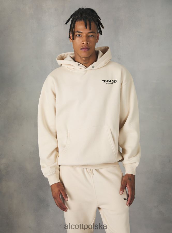 odzież Alcott bluza z nadrukiem drużyny 053 średni piasek sa2 mężczyźni 2TXFF61114