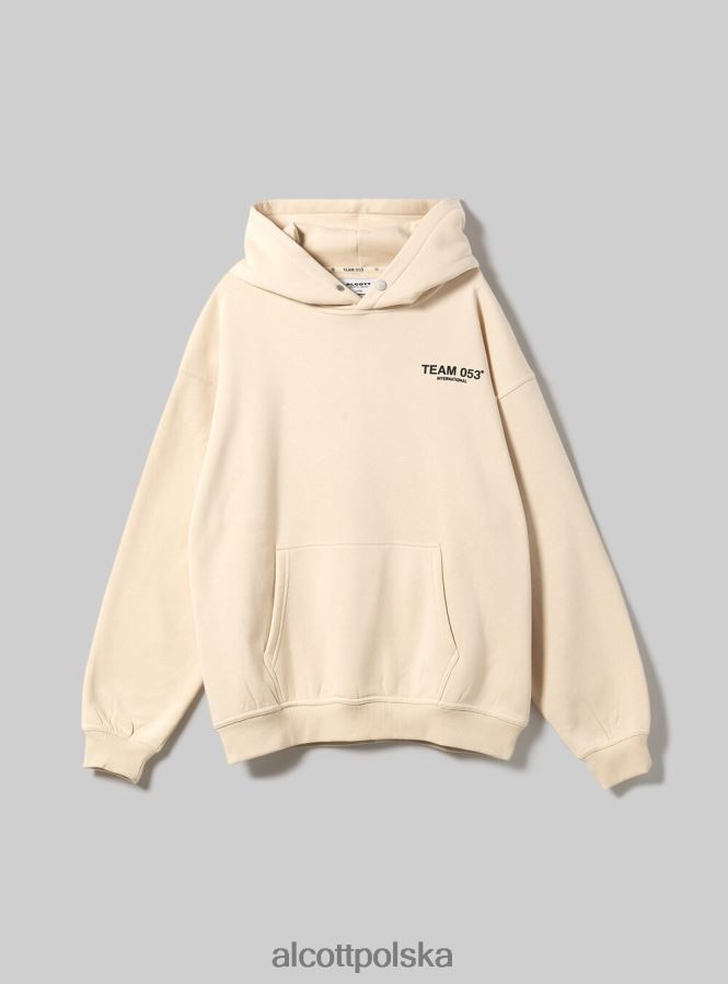 odzież Alcott bluza z nadrukiem drużyny 053 średni piasek sa2 mężczyźni 2TXFF61114