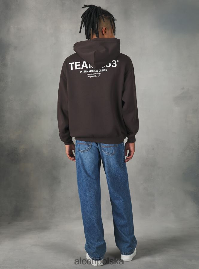 odzież Alcott bluza z nadrukiem drużyny 053 średni piasek sa2 mężczyźni 2TXFF6746