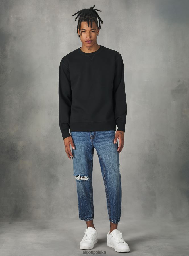 odzież Alcott bluza z okrągłym dekoltem wh2 biały mężczyźni 2TXFF61006