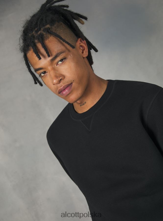 odzież Alcott bluza z okrągłym dekoltem wh2 biały mężczyźni 2TXFF61006