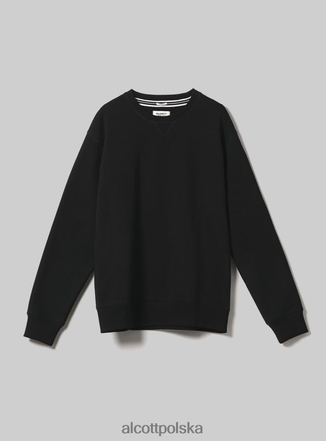 odzież Alcott bluza z okrągłym dekoltem wh2 biały mężczyźni 2TXFF61006