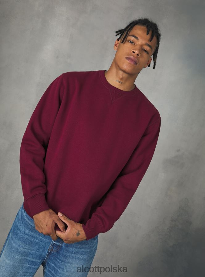 odzież Alcott bluza z okrągłym dekoltem wh2 biały mężczyźni 2TXFF61008