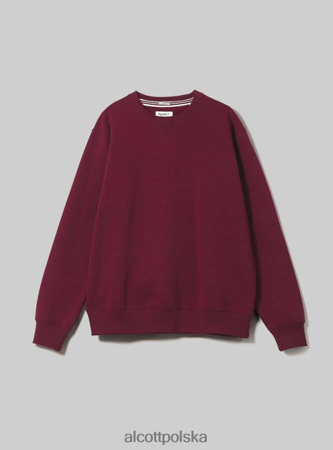 odzież Alcott bluza z okrągłym dekoltem wh2 biały mężczyźni 2TXFF61008