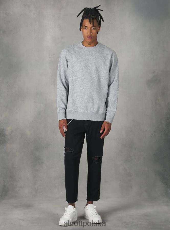 odzież Alcott bluza z okrągłym dekoltem wh2 biały mężczyźni 2TXFF6937