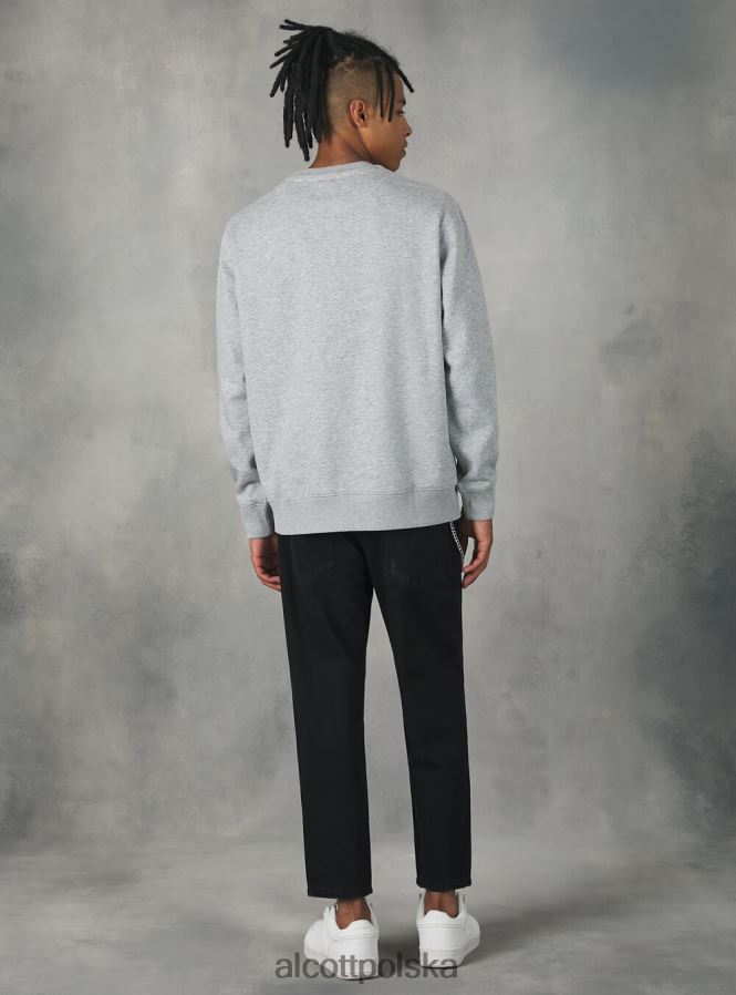 odzież Alcott bluza z okrągłym dekoltem wh2 biały mężczyźni 2TXFF6937