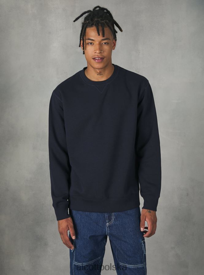 odzież Alcott bluza z okrągłym dekoltem wh2 biały mężczyźni 2TXFF6939