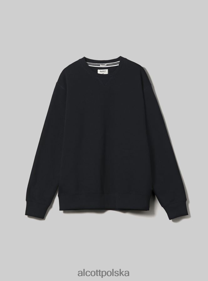 odzież Alcott bluza z okrągłym dekoltem wh2 biały mężczyźni 2TXFF6939