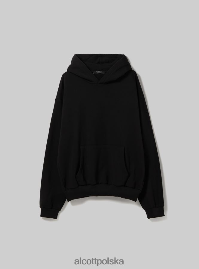 odzież Alcott felpa boxy fit z cappuccio wh1 ecru mężczyźni 2TXFF6637