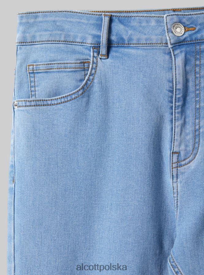 odzież Alcott Bardzo obcisłe dżinsy ze stretchem d003 średni niebieski mężczyźni 2TXFF61080