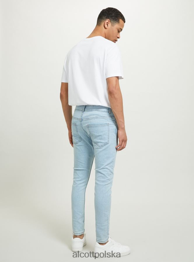 odzież Alcott Bardzo obcisłe dżinsy ze stretchem d003 średni niebieski mężczyźni 2TXFF6874