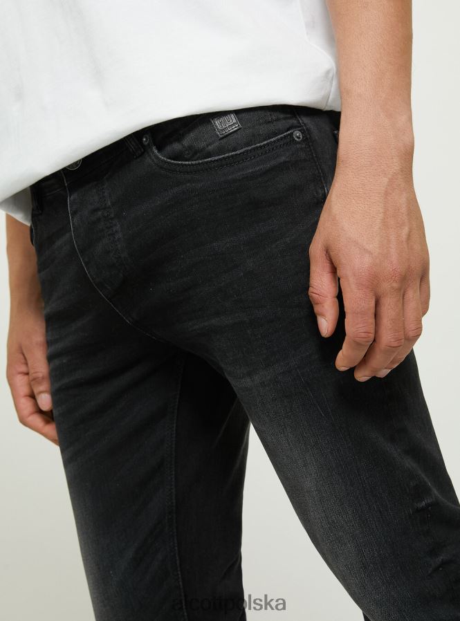 odzież Alcott Dżinsy skinny fit z elastycznego denimu d002 średni ciemnoniebieski mężczyźni 2TXFF6729
